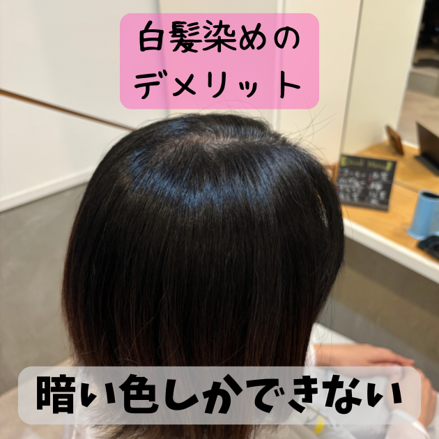白髪ぼかし　1年続けると